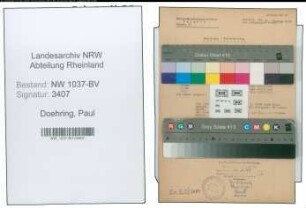 Entnazifizierung Paul Doehring , geb. 06.09.1907 (Metzger)
