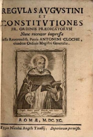 Regula Sancti Augustini et Constitutiones Ordinis Praedicatorum