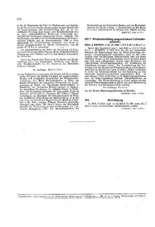 Berichtigungen : [Amtliche Erlasse] ; [Amtlicher Teil]