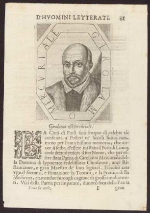 Mercuriale, Girolamo
