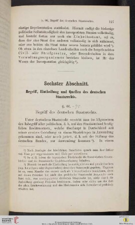 Sechster Abschnitt
