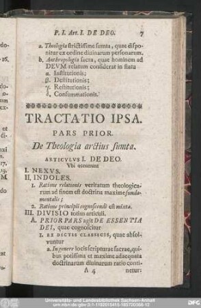 Tractatio Ipsa.