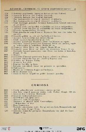 Curiosa (Nr. 1059- 1139a)