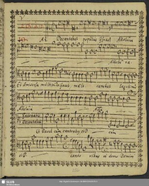 [Nikolaus Zangius]: Decantabat populus Israel