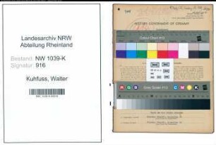 Entnazifizierung Walter Kuhfuss , geb. 28.10.1901 (Bahnbeamter)