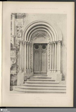 Mainz, Dom St. Martin, Portal im südlichen Querhausflügel