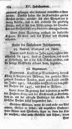 Kaiser des fuenfzehnten Jahrhunderts