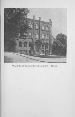 Gewerbliche und Kaufmännische Fortbilungsschule in Wandsbek