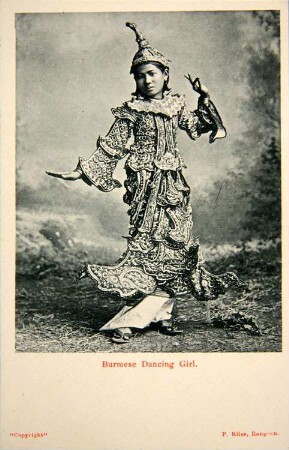 Burmese dancing girl