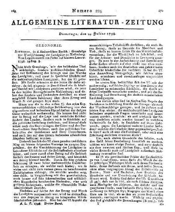 Hupel, A. W.: Neue nordische Miscellaneen. St. 18. Riga: Hartknoch 1798