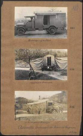 In Betrieb gesetzter Badewagen