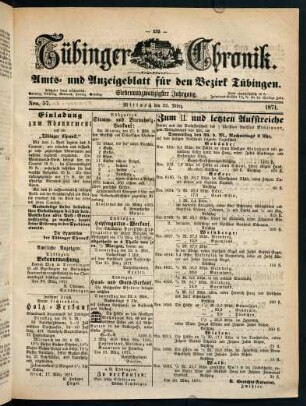 233-252, 22. März (Nro. 57) - 26. März (Nro. 60)
