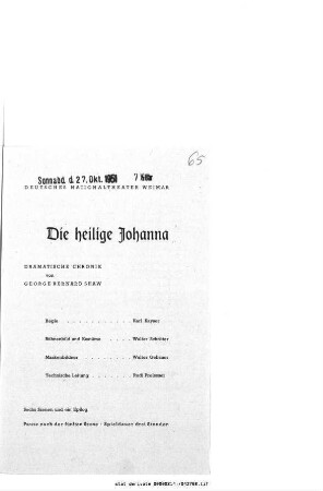 Die heilige Johanna