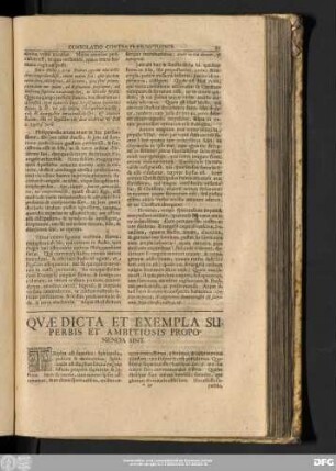 Quae Dicta Et Exempla Superbis Et Ambitiosis Proponenda Sint.