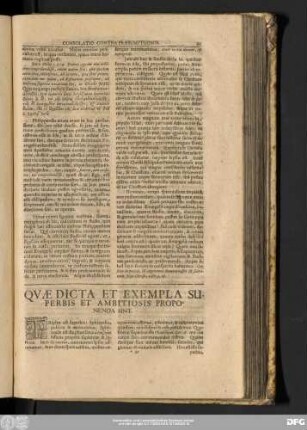 Quae Dicta Et Exempla Superbis Et Ambitiosis Proponenda Sint.