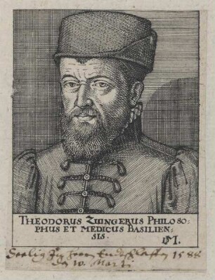 Bildnis des Theodorus Zwingerus