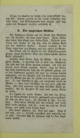 7. Die ungleichen Brüder