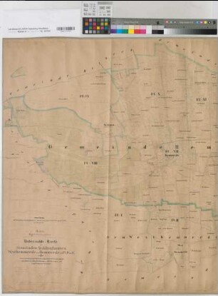 Hemmerde (Unna), Teilung der Hemmerde, Übersichtskarte der Gemeinden Siddinghausen, Westhemmerde und Hemmerde