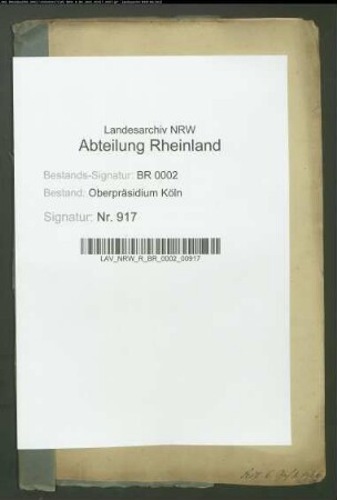 Städtische Edikte von Köln. (gedruckt).
