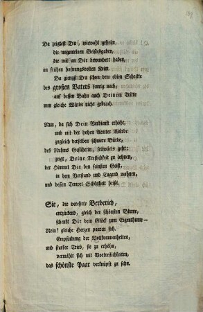 Ode auf das Hochfreyherrliche von Karg- und von Berberichische Vermählungsfest : den 3ten Brachmonats 1778