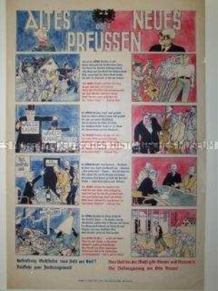 Bilderbogen der SPD zur Wahl des Preußischen Landtages 1932