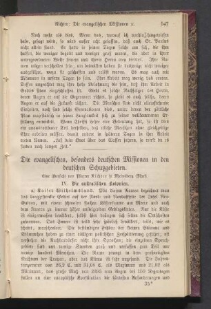 Die evangelischen, besonders deutschen Missionen in den deutschen Schutzgebieten