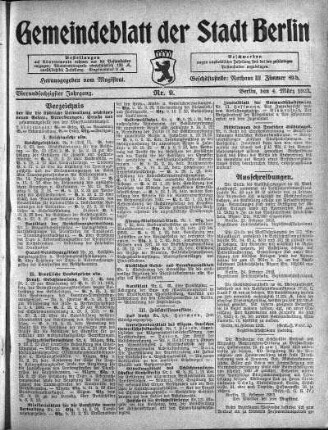 1923,9: Nr. 9, 4. März 1923