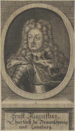 Bildnis des Ernestus AugustusBildnis Ernst August, Fürstbischof von Osnabrück, Herzog (1692 Kurfürst) von Hannover (reg. 1679-98)