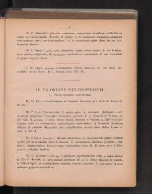 IV. Ex Ordine Philosophorvm