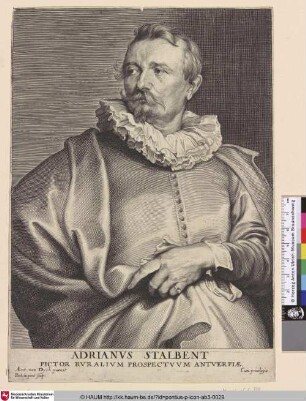 Adrianus Stalbent [Porträt des Malers Adriaan Stalbent; Adriaen van Stalbemt; Portret Adriaan van Stalbent]