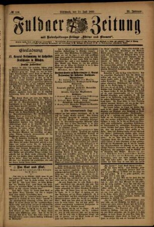 Ausgabe vom Mittwoch, den 10. Juli 1895.