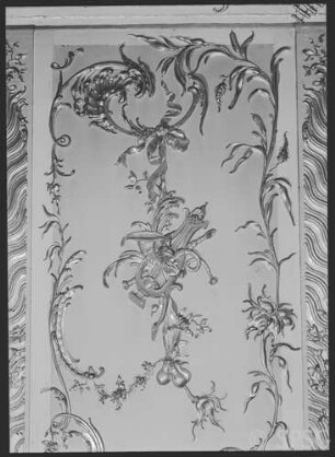 Potsdam, Stadtschloss, Konzertzimmer Friedrich II., R.: 10, Detail der Westwand.