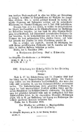 Erhebung der Schulgefälle in der Provinz Preußen : [IV. Elementarschulwesen]