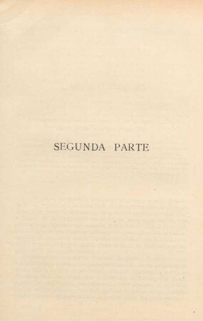 Segunda parte