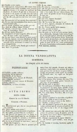 La Donna Vendicativa