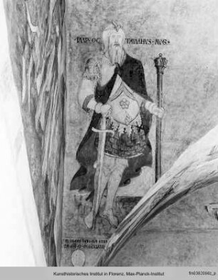 Kaiser Augustus - Dekoration der Südwand und der südlichen Gewölbezwickel
