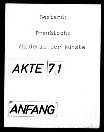 Protokolle der Sitzungen des Akademischen Senats und der Plenarversammlungen 1874