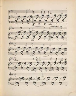 Aus verborgnem Thal : ein Cyclus von 14 Liedern ; gedichtet von F. von Hoffnaass ; für eine mittlere Singstimme mit Clavierbegl. comp. ; op. 136. 2