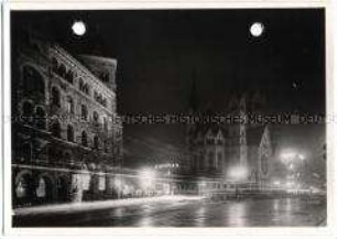 Berlin, Kaiser-Wilhelm-Gedächtniskirche bei Nacht