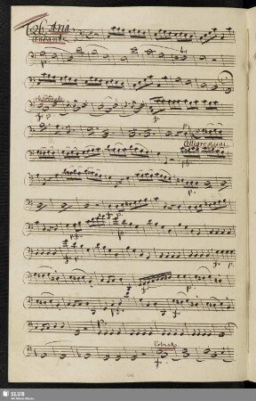 626. Aria: Talor sei venti fischiano / Salieri, A.