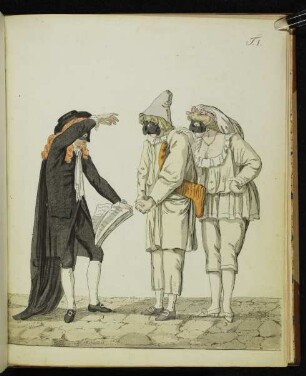 "1. Tafel" Advokat mit Pulcinellen