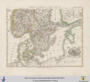 Schweden und Norwegen, Südliches Blatt.