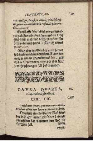 Causa Quarta, vituperationis senectutis