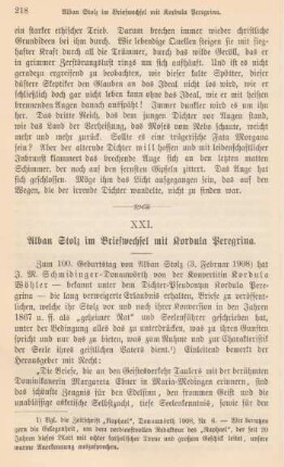 218-224 Alban Stolz im Briefwechsel mit Kordula Peregrina