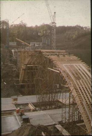 Bauwerk H 62,5, Reisberg-Überführung, Lehrgerüst