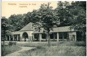 Kreischa. Sanatorium Dr. Krapf - Liegehalle