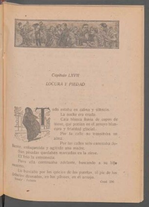 Capítulo LXVII - Locura y piedad