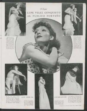 Lupe Vélez conquisto al publico porteño : Lupe Vélez en las imitaciones