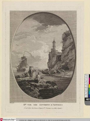 IIME. VUE DES ENVIRONS D'ANTIBES [2. Ansicht aus der Umgegend von Antibes]