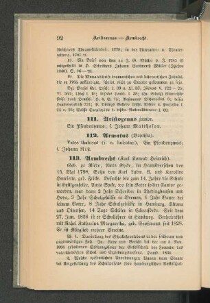 112. Armatus Baptista.